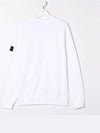 Kids Waffen Pocket Sweatshirt White 761662139 V0001 - STONE ISLAND - BALAAN 3