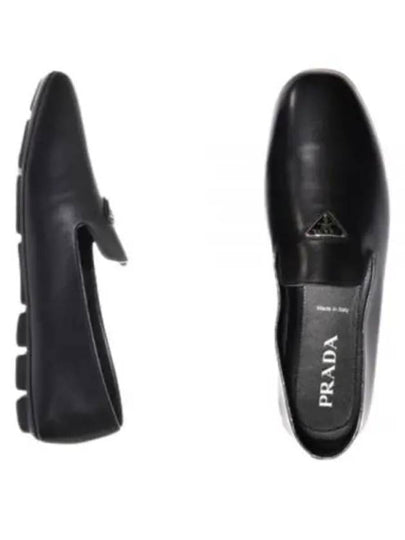 Triangle Logo Loafers Black - PRADA - BALAAN 2