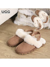 Resin fleece banding detachable fur sandals winter chestnut ugg slippers - EVER AUSTRALIA UGG - BALAAN 2