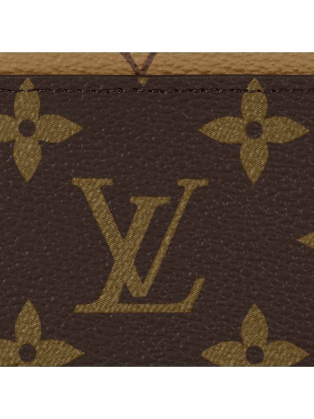 Monogram Reverse Canvas Card Wallet Brown - LOUIS VUITTON - BALAAN 6