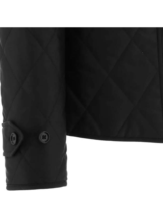 Fernleigh Diamond Quilted Jacket Black - BURBERRY - BALAAN 5