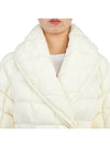 ALLEGRA CREAM Women s Hooded Long Padded Jumper Coat Relaxed Fit - MACKAGE - BALAAN 10