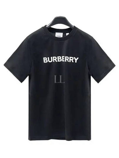 logo short sleeve t-shirt black - BURBERRY - BALAAN 2