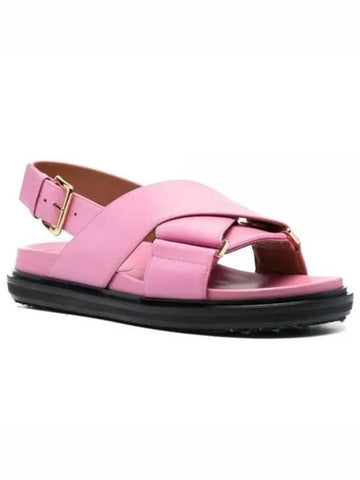 Women s Perpet Cross Sandals Pink FBMS005201 P3614 - MARNI - BALAAN 1