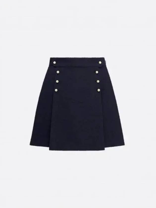 Detachable sailor panel miniskirt 441J26A1761 X5640 - DIOR - BALAAN 1