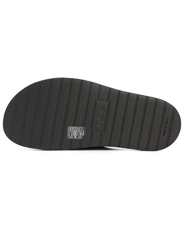 oblique jacquard sandals black - DIOR - BALAAN.