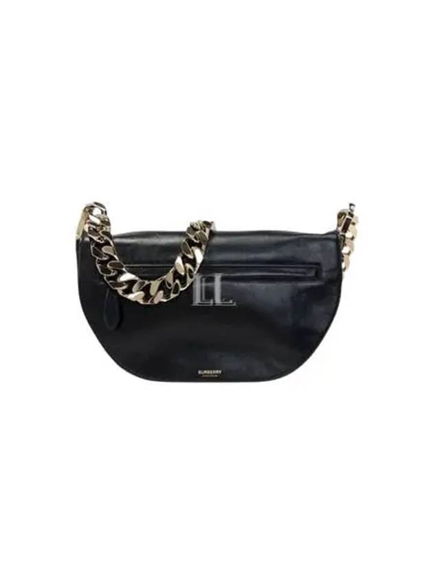 Olympia Medium Shoulder Bag Black - BURBERRY - BALAAN 2