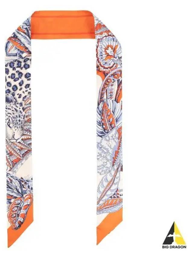 Togo Print Silk Scarf Orange - SALVATORE FERRAGAMO - BALAAN 2