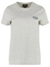 Denise Embroidered Logo Short Sleeve T-shirt Ecru - A.P.C. - BALAAN 2