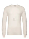 Lyle Light Merino Wool Knit Top Cloud White - J.LINDEBERG - BALAAN 2