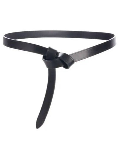 Kirka Leather Belt Black - ISABEL MARANT - BALAAN 2