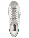 Superstar Green Heel Tab Leather Sneakers White - GOLDEN GOOSE - BALAAN 5