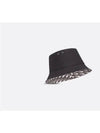 Reversible Teddy D Small Brim Bucket Hat Black - DIOR - BALAAN 6