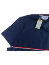 Midweight Jersey Short Sleeve T-Shirt Navy - THOM BROWNE - BALAAN 8