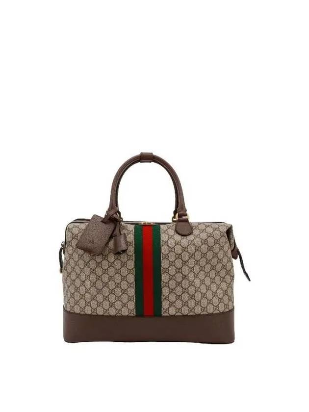 GG Supreme Web Band Duffel Bag Beige - GUCCI - BALAAN 2