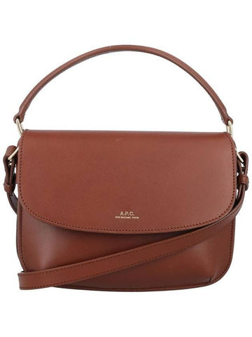 Sara Mini Shoulder Bag Nut Brown - A.P.C. - BALAAN 1