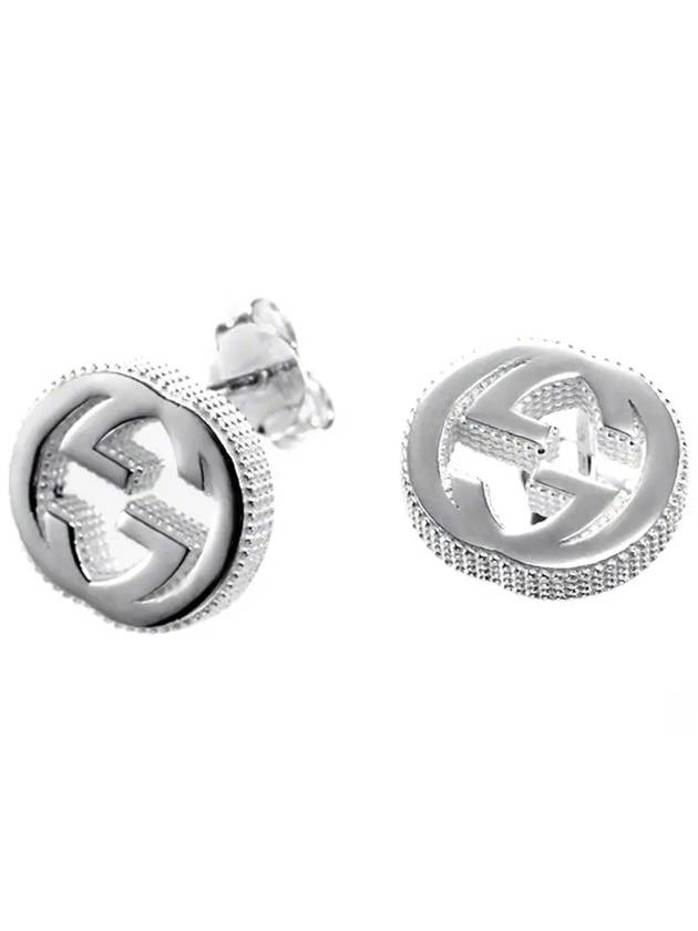 Interlocking G Earrings In Silver Silver - GUCCI - BALAAN 2