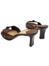 Damier ribbon decorated mule slippers 37 - LOUIS VUITTON - BALAAN 4