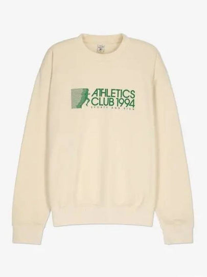 Logo Print Crew Neck Cotton Long Sleeve T-shirt Cream - SPORTY & RICH - BALAAN 2