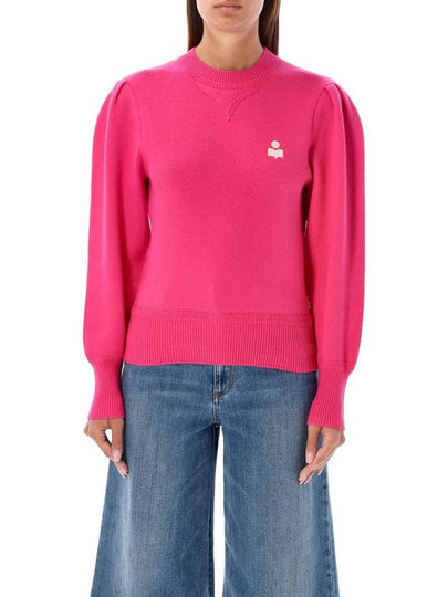 Women's Kelaya Logo Patch Knit Top Fuchsia - ISABEL MARANT ETOILE - BALAAN 2