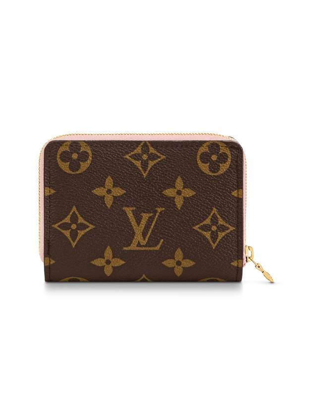 Lou Monogram Coated Canvas Half Wallet Pink - LOUIS VUITTON - BALAAN 5