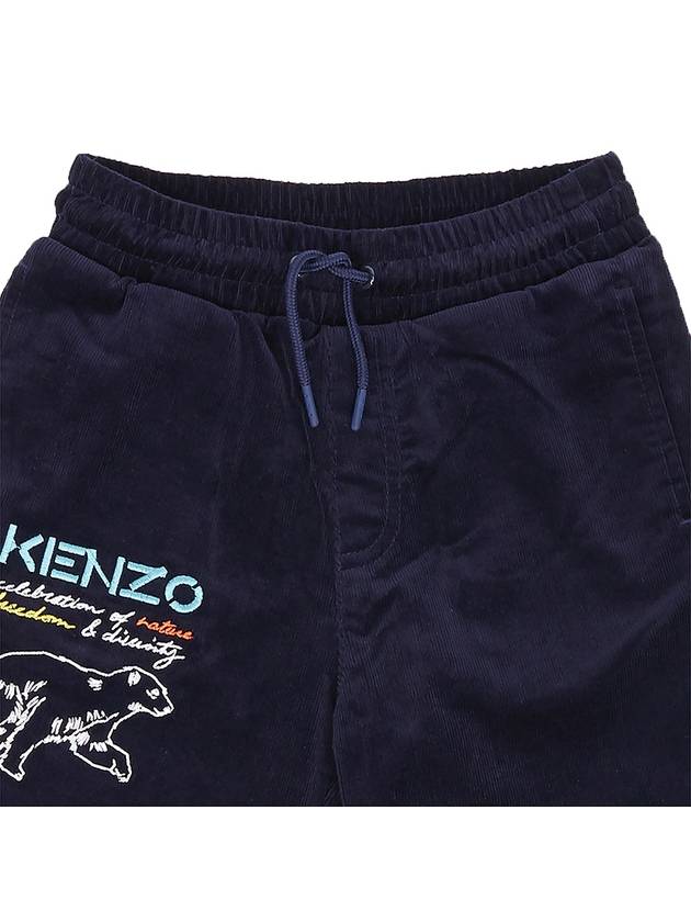 Kids Logo K24270 868 6A12A Pants - KENZO - BALAAN 3