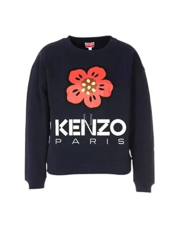 Boke Flower Sweatshirt Navy - KENZO - BALAAN 2