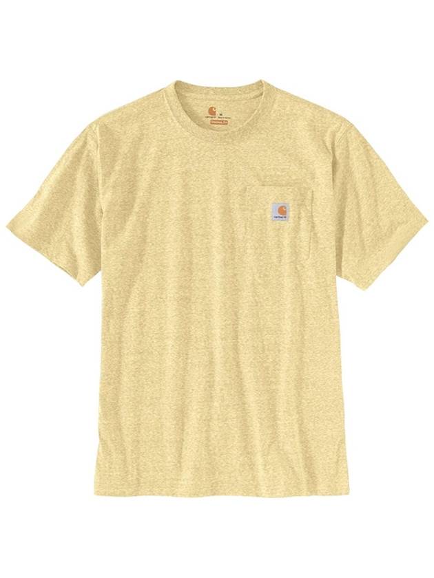 Pocket short sleeve T shirt Golden Haze K87 G22 - CARHARTT - BALAAN 3