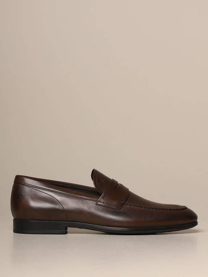 Men's Penny Leather Loafers Brown - TOD'S - BALAAN 2