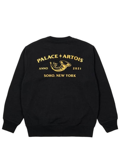 Stella Artois Cartouche Crew Neck Black Sherpa Flight Jacket Black - PALACE - BALAAN 2