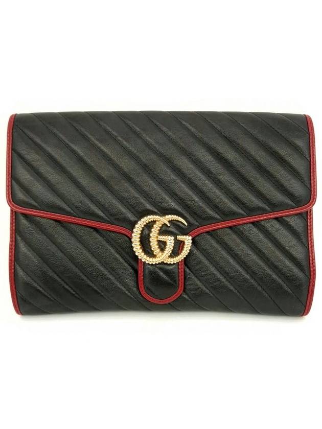 GG Marmont Matelasse Clutch 498079 - GUCCI - BALAAN 1