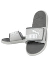 Royal Cat Comfort Velcro Slippers Grey - PUMA - BALAAN 3