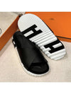 Infra Calfskin Slippers Black - HERMES - BALAAN 8