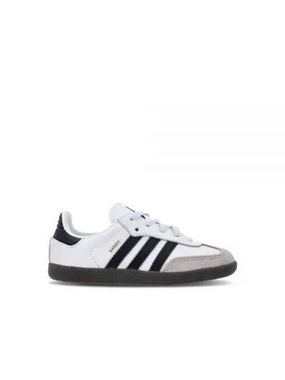 Kids Samba OG Cloud Low Top Sneakers White Core Black - ADIDAS - BALAAN 2