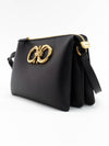 Salvatore Trapeggio Mini Bag Black - SALVATORE FERRAGAMO - BALAAN 4