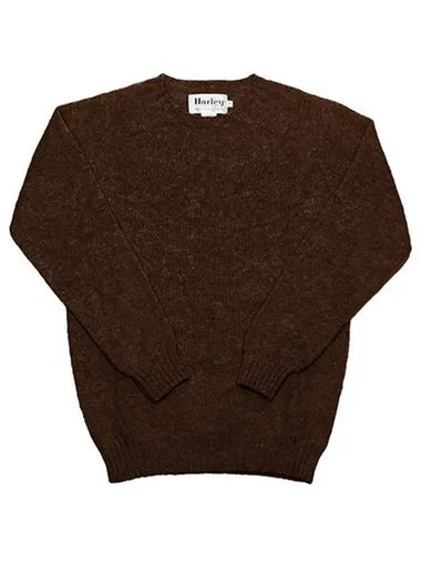 M3834 7 SHAGGY COFFEE Men s Knit - HARLEY OF SCOTLAND - BALAAN 1