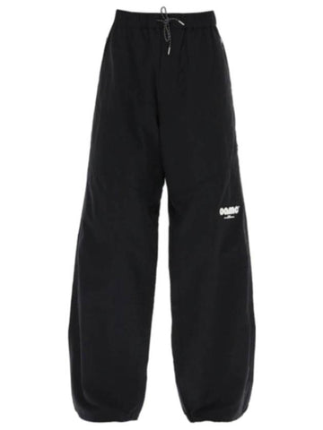 Drawstring Nylon Track Pants Black - OAMC - BALAAN 1