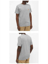 Chillax Fox Patch Classic Short Sleeve T-Shirt Grey Melange - MAISON KITSUNE - BALAAN 6