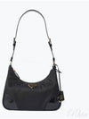 Re-Edition 2002 Re-Nylon and Brushed Leather Shoulder Bag Black - PRADA - BALAAN 2