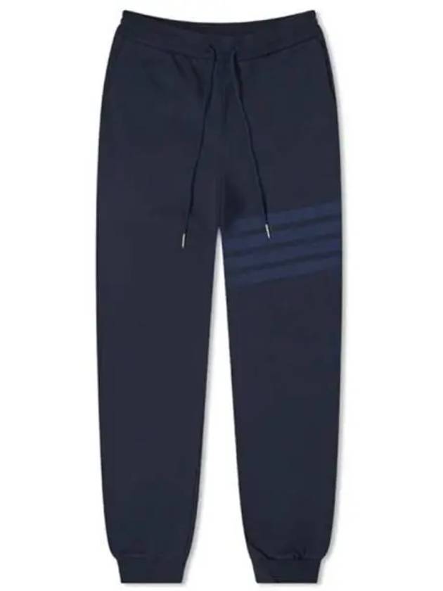 Men's Diagonal Loop Back Track Pants Navy - THOM BROWNE - BALAAN 2