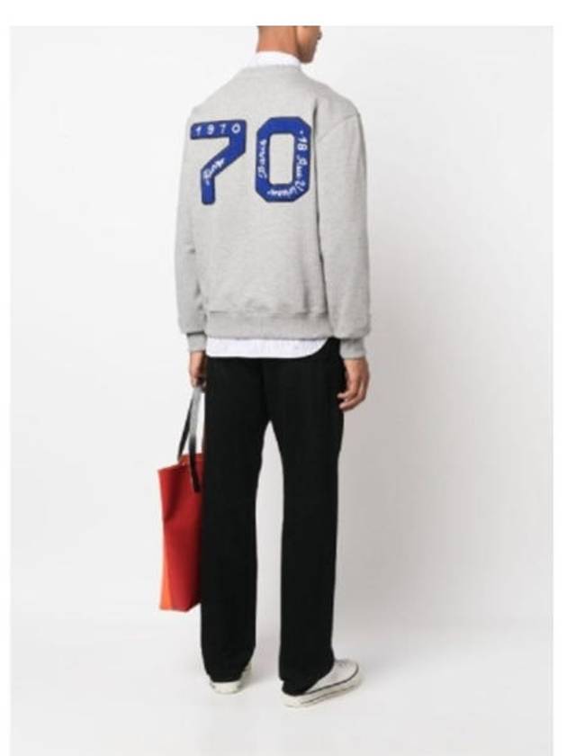 Academy Classic Cotton Sweatshirt Grey - KENZO - BALAAN 4