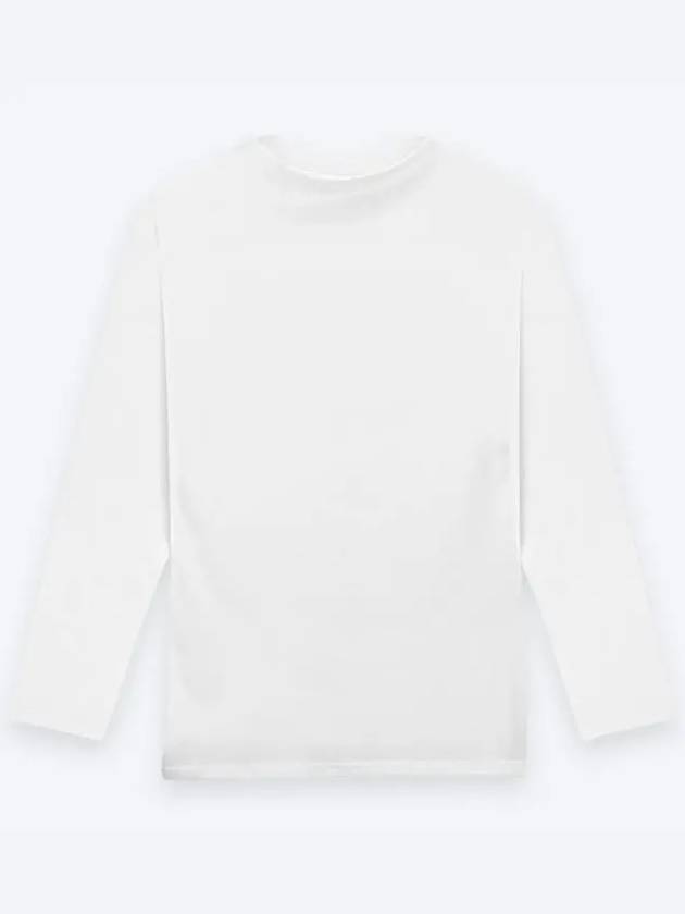 Kentas Basic Round Long Sleeve T Shirt White - SUPENER - BALAAN 4