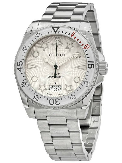 Dive Quartz Dial Watch Silver - GUCCI - BALAAN 2