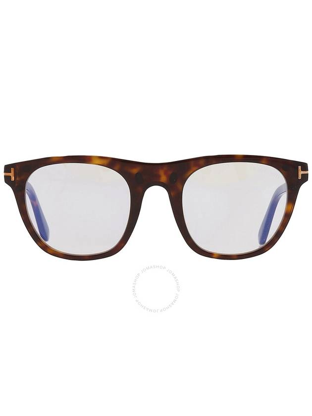 Tom Ford Blue Light Block With Grey Clip-On Oval Men's Eyeglasses FT5895-B 052 51 - TOM FORD - BALAAN 1