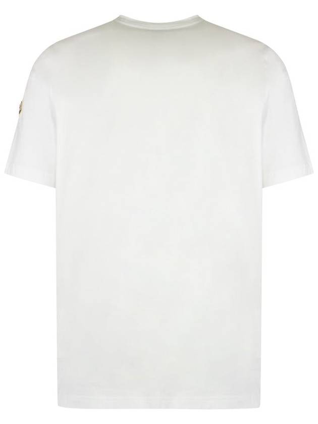 Batman Logo Short Sleeve T-Shirt Optical White - MONCLER - BALAAN 3