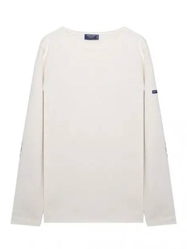 Merid Mode Elbow Patch Long Sleeve T-Shirt Ivory - SAINT JAMES - BALAAN 2