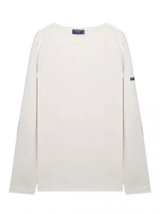 Merid Mode Elbow Patch Long Sleeve T-Shirt Ivory - SAINT JAMES - BALAAN 2