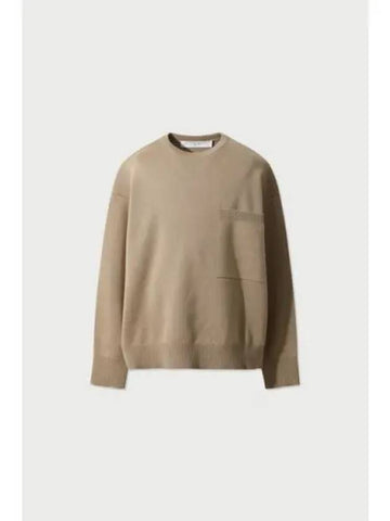 WOOL Pocket Knit Pullover BEIGE - IRO - BALAAN 1