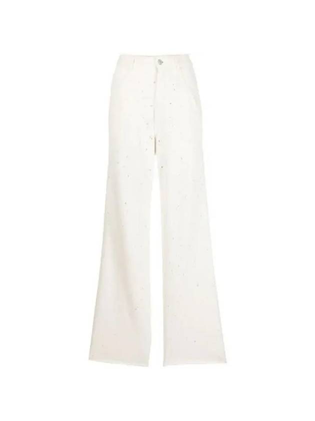 Paint Splatter Detail Straight Pants White - MAISON MARGIELA - BALAAN 2