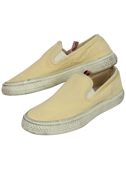 Vintage Cotton Slip-On Yellow - ACNE STUDIOS - BALAAN 2